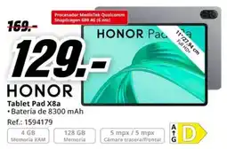 MediaMarkt HONOR Tablet Pad X8a oferta