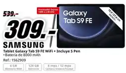 MediaMarkt SAMSUNG Tablet Galaxy Tab S9 FE WiFi + Incluye S Pen oferta