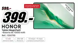 MediaMarkt HONOR Tablet MagicPad2 oferta