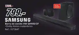 MediaMarkt SAMSUNG Barra de sonido HW-Q990D/ZF oferta
