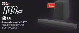 MediaMarkt LG Barra de sonido S40T oferta