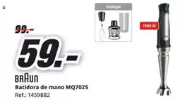 MediaMarkt BRAUN Batidora de mano MQ7025 oferta