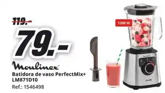MediaMarkt MOULINEX Batidora de vaso PerfectMix+ LM871D10 oferta