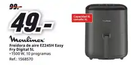 MediaMarkt MOULINEX Freidora de aire EZ245H Easy Fry Digital oferta