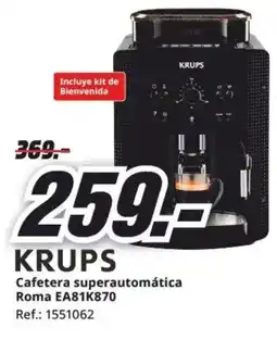 MediaMarkt KRUPS Cafetera superautomática Roma EA81K870 oferta