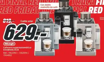 MediaMarkt DELONGHI Cafetera superautomática EXAM440.55.B oferta