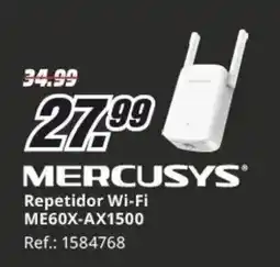 MediaMarkt MERCUSYS Repetidor Wi-Fi ME60X-AX1500 oferta