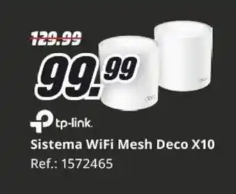 MediaMarkt TP-LINK Sistema WiFi Mesh Deco X10 oferta
