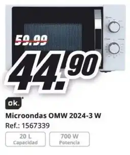 MediaMarkt OK Microondas OMW 2024-3 W oferta