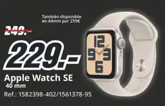MediaMarkt Apple Watch SE 40 mm oferta
