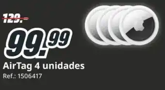 MediaMarkt AirTag 4 unidades oferta