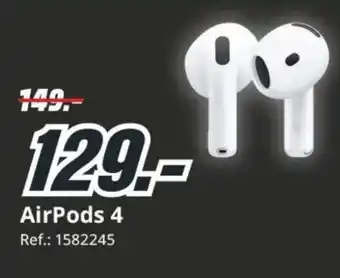 MediaMarkt AirPods 4 oferta