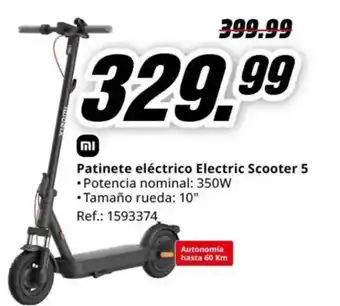MediaMarkt Patinete eléctrico Electric Scooter 5 oferta