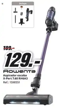 MediaMarkt ROWENTA Aspirador escoba X-Pert 7.60 RH6A3 oferta