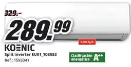 MediaMarkt KOENIC Split inverter EU01_108552 oferta