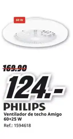 MediaMarkt PHILIPS Ventilador de techo Amigo oferta