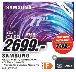 MediaMarkt SAMSUNG OLED 77" 4K TQ77595DATXXC oferta