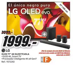 MediaMarkt LG OLED 77" 4K OLED77C45LA ⚫OLED 4K, Smart TV oferta