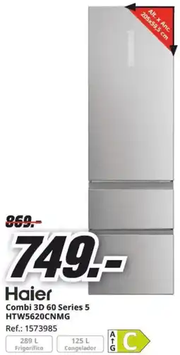 MediaMarkt HAIER Combi 3D 60 Series 5 HTW5620CNMG oferta