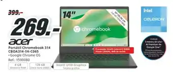 MediaMarkt ACER Portátil Chromebook 314 CBOA314-1H-C065 oferta