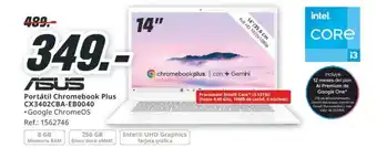 MediaMarkt ASUS Portátil Chromebook Plus CX3402CBA-EB0040 oferta