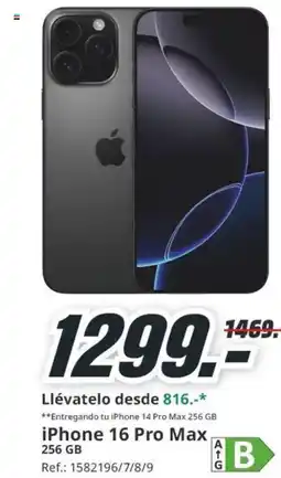 MediaMarkt iPhone 14 Pro Max oferta