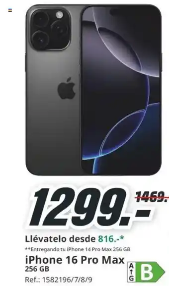 MediaMarkt iPhone 14 Pro Max oferta