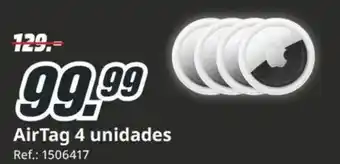 MediaMarkt AirTag 4 unidades oferta