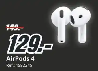 MediaMarkt AirPods 4 oferta