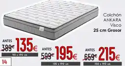 Atrapamuebles ANKARA Colchón Visco oferta
