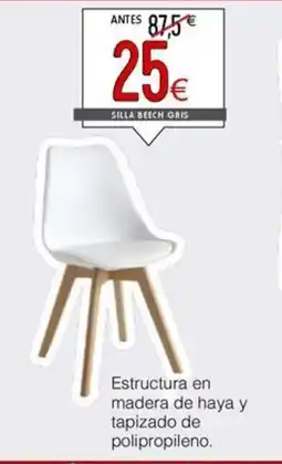 Atrapamuebles Silla beech gris oferta