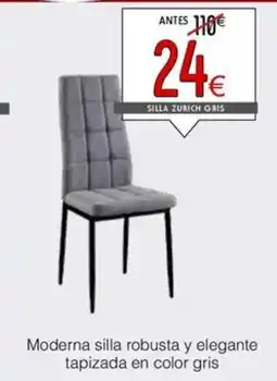 Atrapamuebles Silla zurich gris oferta