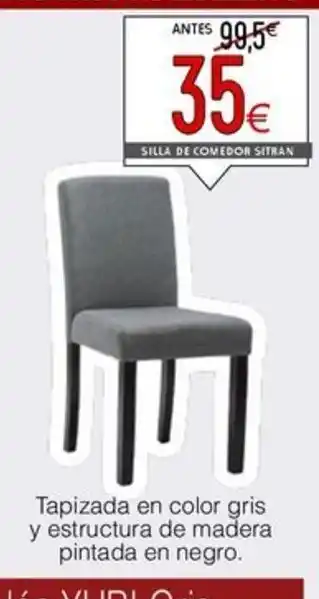 Atrapamuebles Silla de comedor sitran oferta