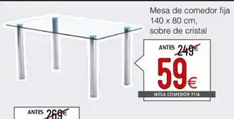 Atrapamuebles Mesa comedor fija oferta