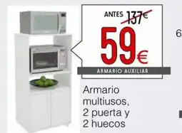 Atrapamuebles Armario multiusos, 2 puerta y 2 huecos oferta