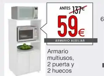 Atrapamuebles Armario multiusos, 2 puerta y 2 huecos oferta