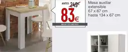 Atrapamuebles Mesa auxiliar extensible oferta