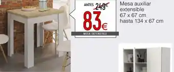 Atrapamuebles Mesa auxiliar extensible oferta
