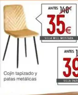 Atrapamuebles Silla will mostaza oferta