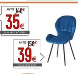 Atrapamuebles Silla enzo azul oferta