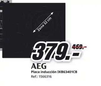 MediaMarkt AEG Placa inducción IKB63401CB oferta