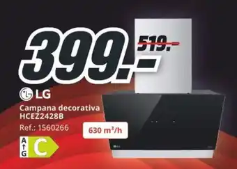 MediaMarkt LG Campana decorativa HCEZ2428B oferta