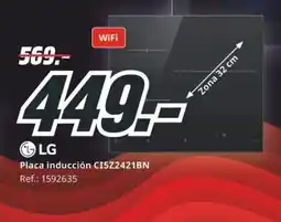MediaMarkt LG Placa inducción CI5Z2421BN oferta