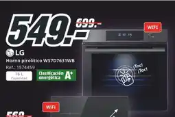 MediaMarkt LG Horno pirolítico WS7D7631WB oferta