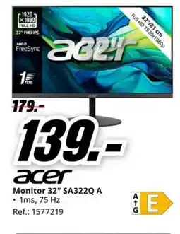 MediaMarkt ACER Monitor 32" SA322Q A oferta