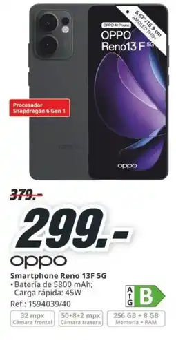 MediaMarkt OPPO Smartphone Reno13 F 5G oferta