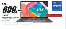 MediaMarkt MSI Portátil Modern 15 F13MG oferta