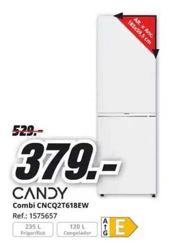 MediaMarkt CANDY Combi CNCQ2T618EW oferta