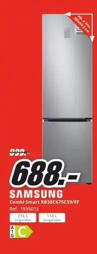 MediaMarkt SAMSUNG Combi Smart RB38C675CS9/EF oferta
