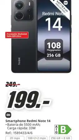 MediaMarkt MI Smartphone Redmi Note 14 oferta